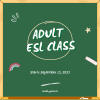  Adult ESL class starts September 13, 2023